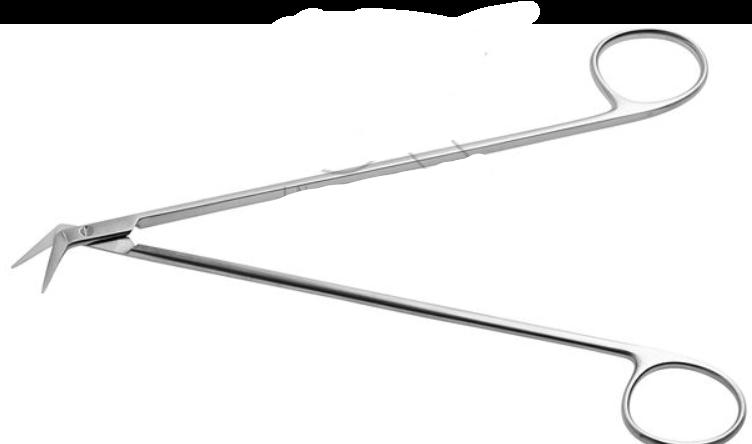 Судинні ножиці ПОТТСА – СМІТА (POTTS SMITH), 60°, 18,5 см (cm)